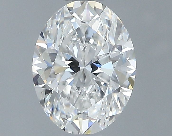 Diament owalny, 0.7 ct, F, VS1