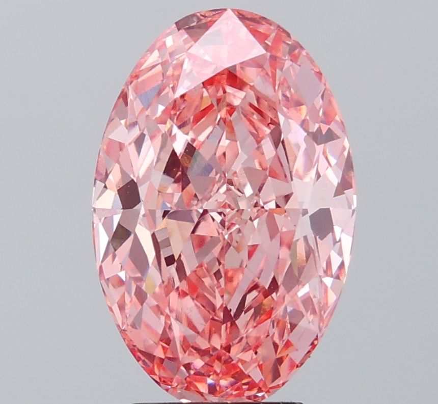 6.76 ct. oval Lab Grown Diamond front image