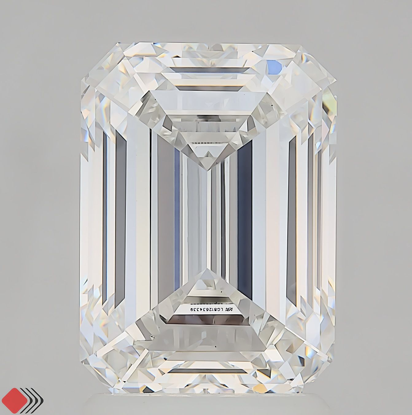 2.59 ct. emerald Lab Grown Diamond front image