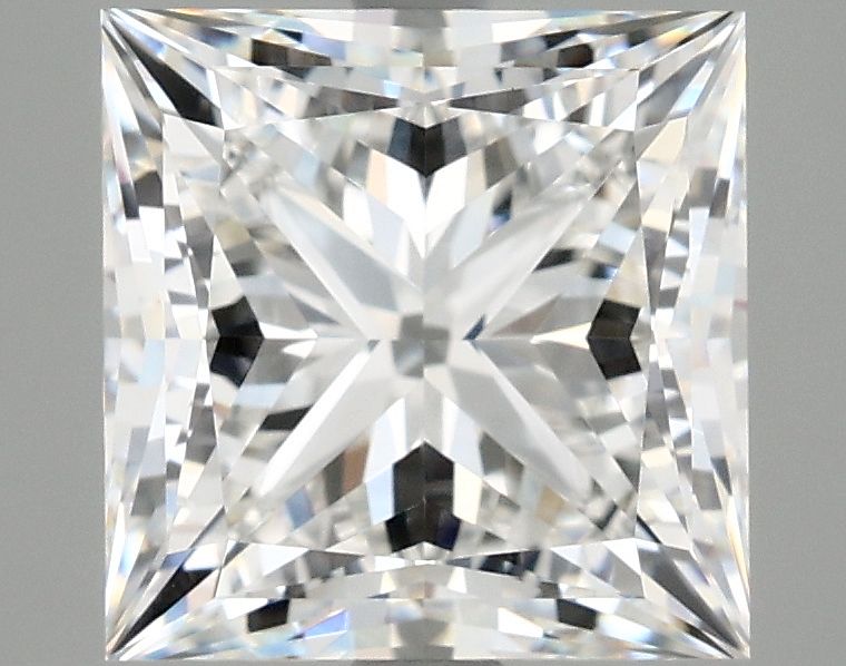 4.18 ct. princess Lab Grown Diamond front image