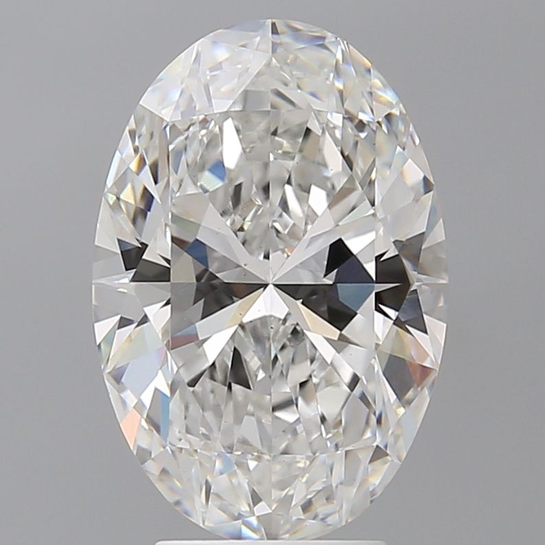 4.50 ct. oval Lab Grown Diamond front image
