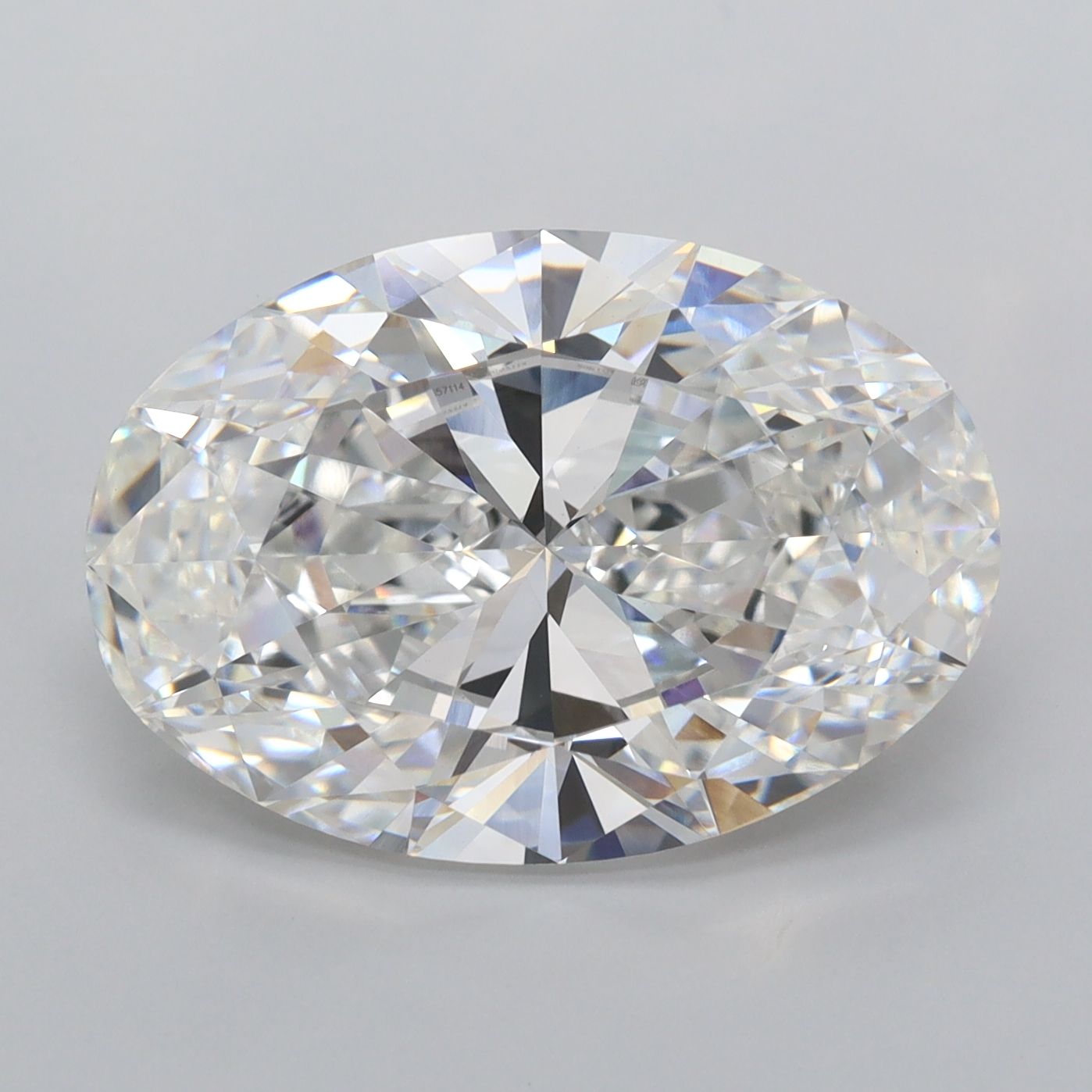 7.01 ct. oval Lab Grown Diamond front image