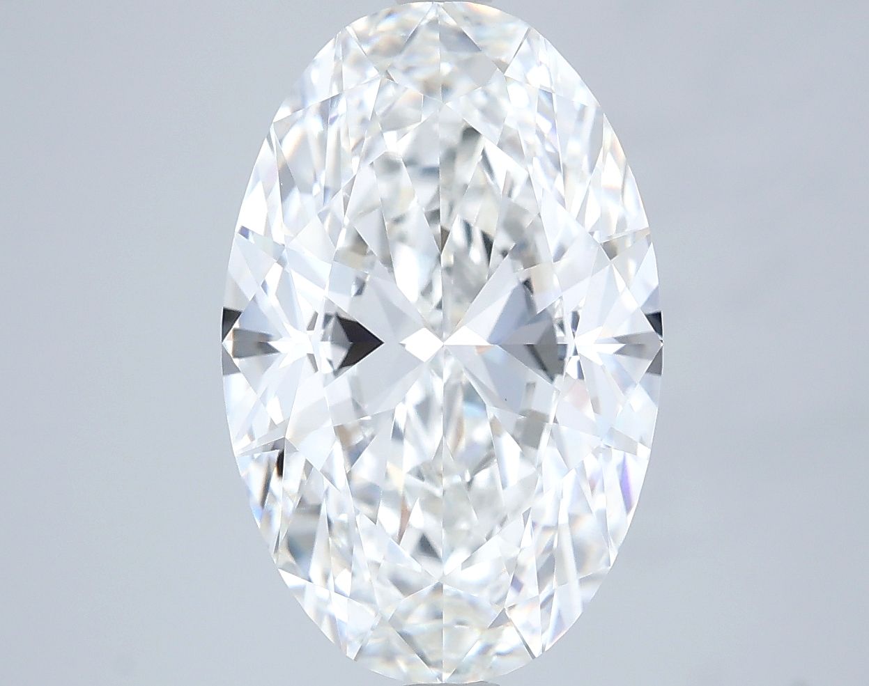 5.58 ct. oval Lab Grown Diamond front image