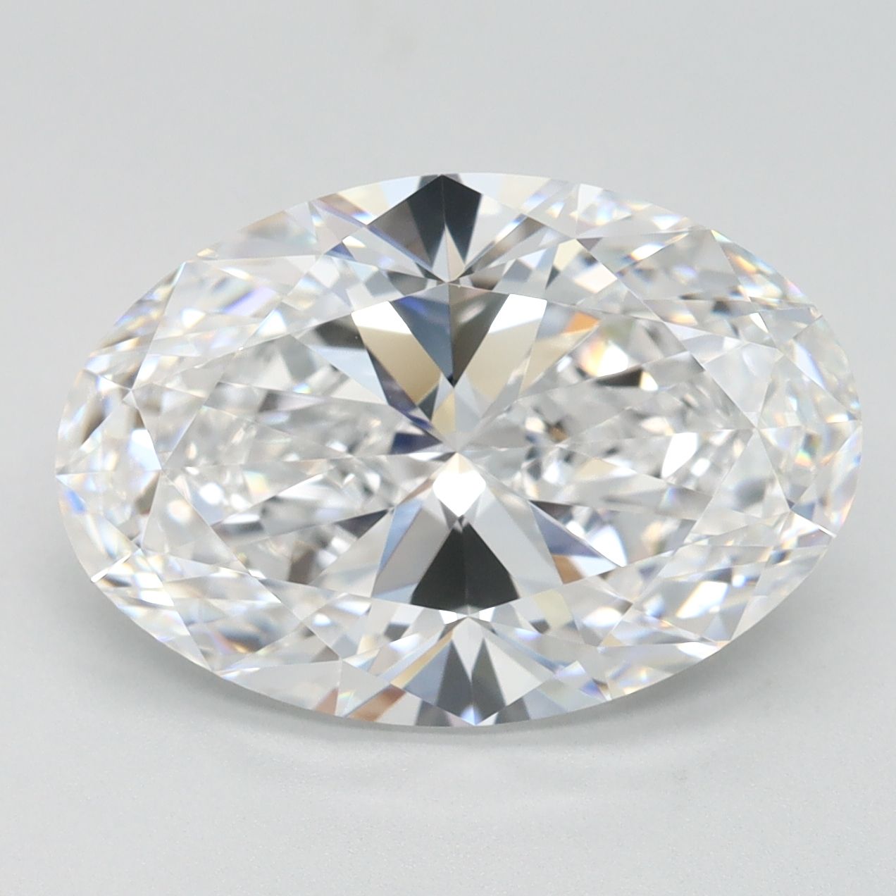 4.37 ct. oval Lab Grown Diamond front image