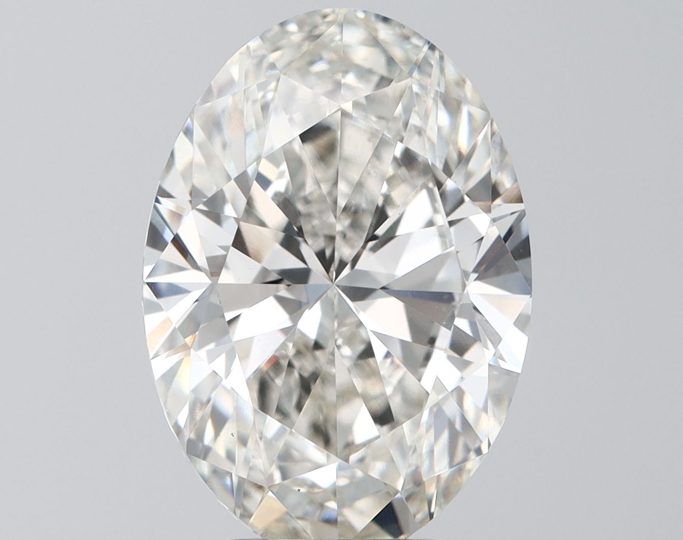 5.01 ct. oval Lab Grown Diamond front image