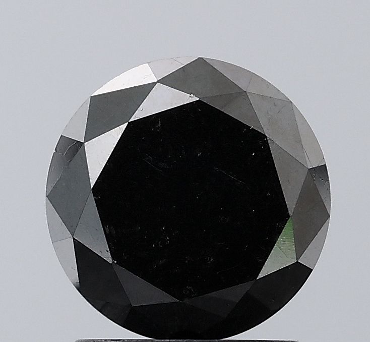 1.73 Carat Round Diamond Black VS1
