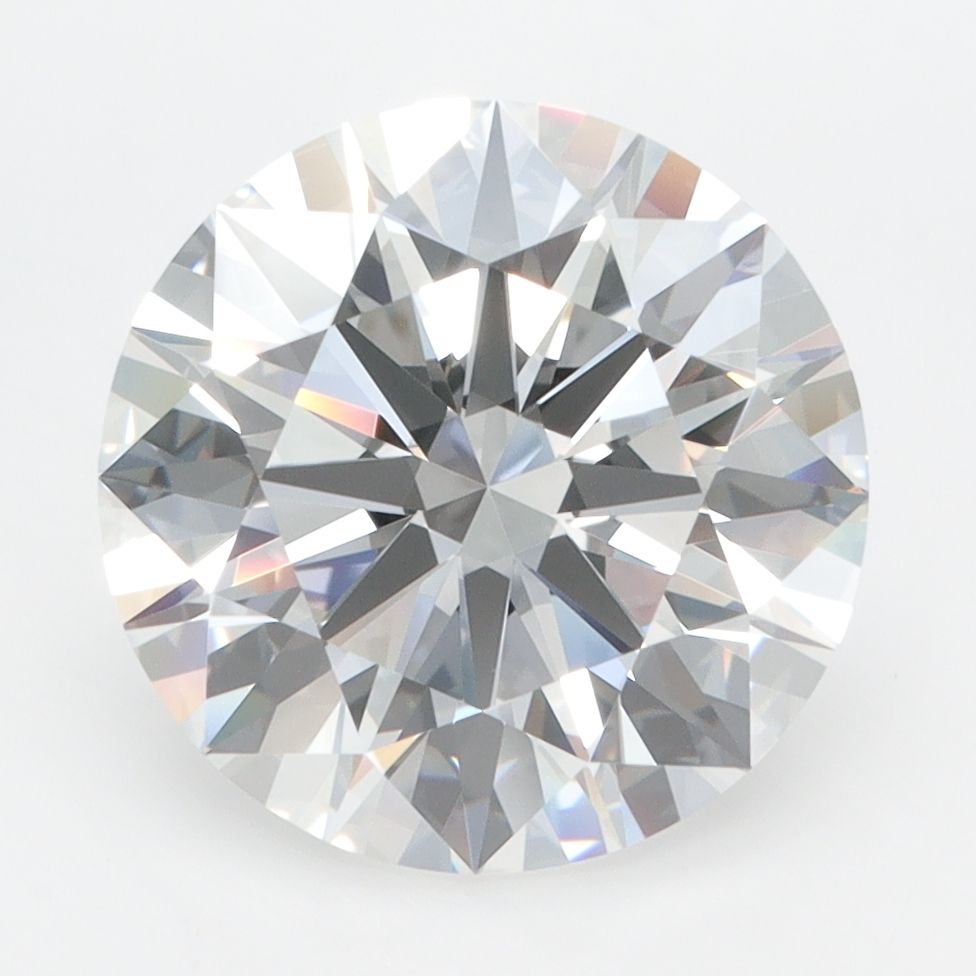 Diament LG okrągły, 4.4 ct, D, IF, szlif ID