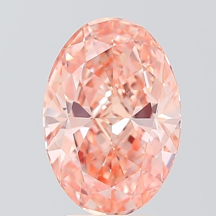 3.04 ct. oval Lab Grown Diamond front image