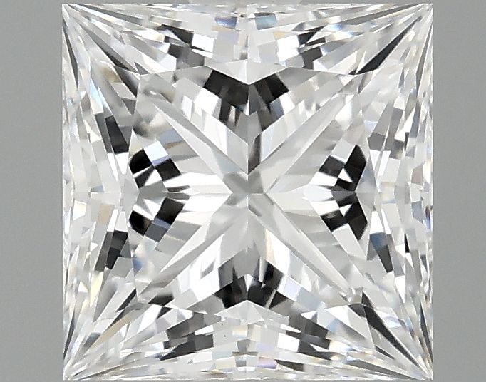 2.10 ct. princess Lab Grown Diamond front image