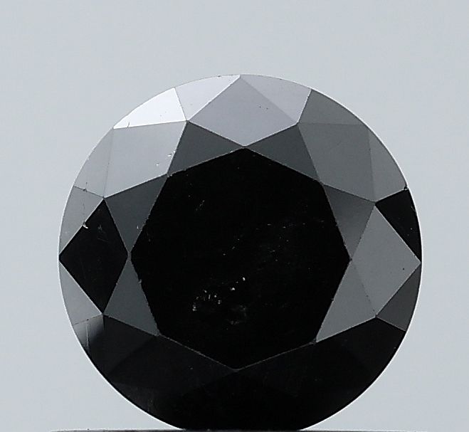 0.94 Carat Round Diamond Black VVS2