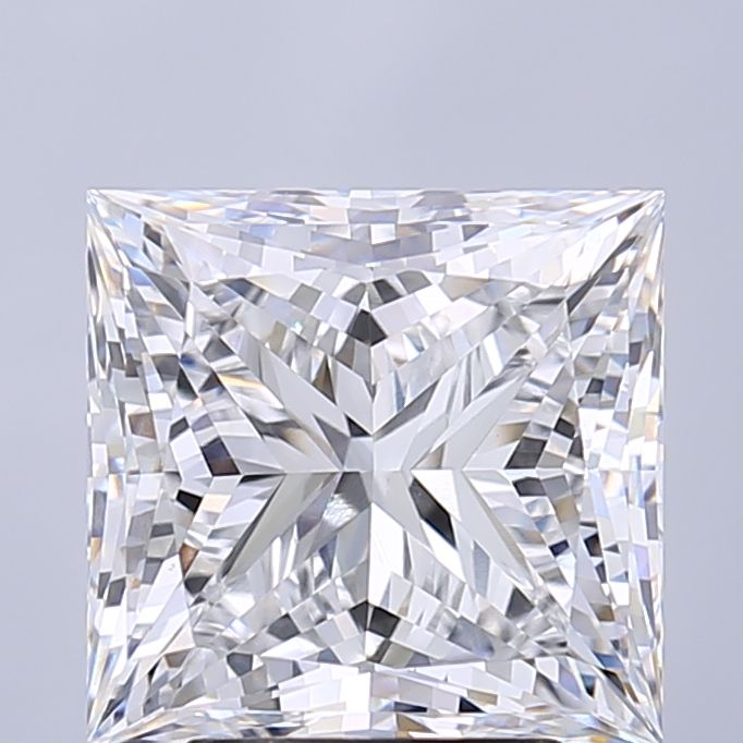 3.58 ct. princess Lab Grown Diamond front image