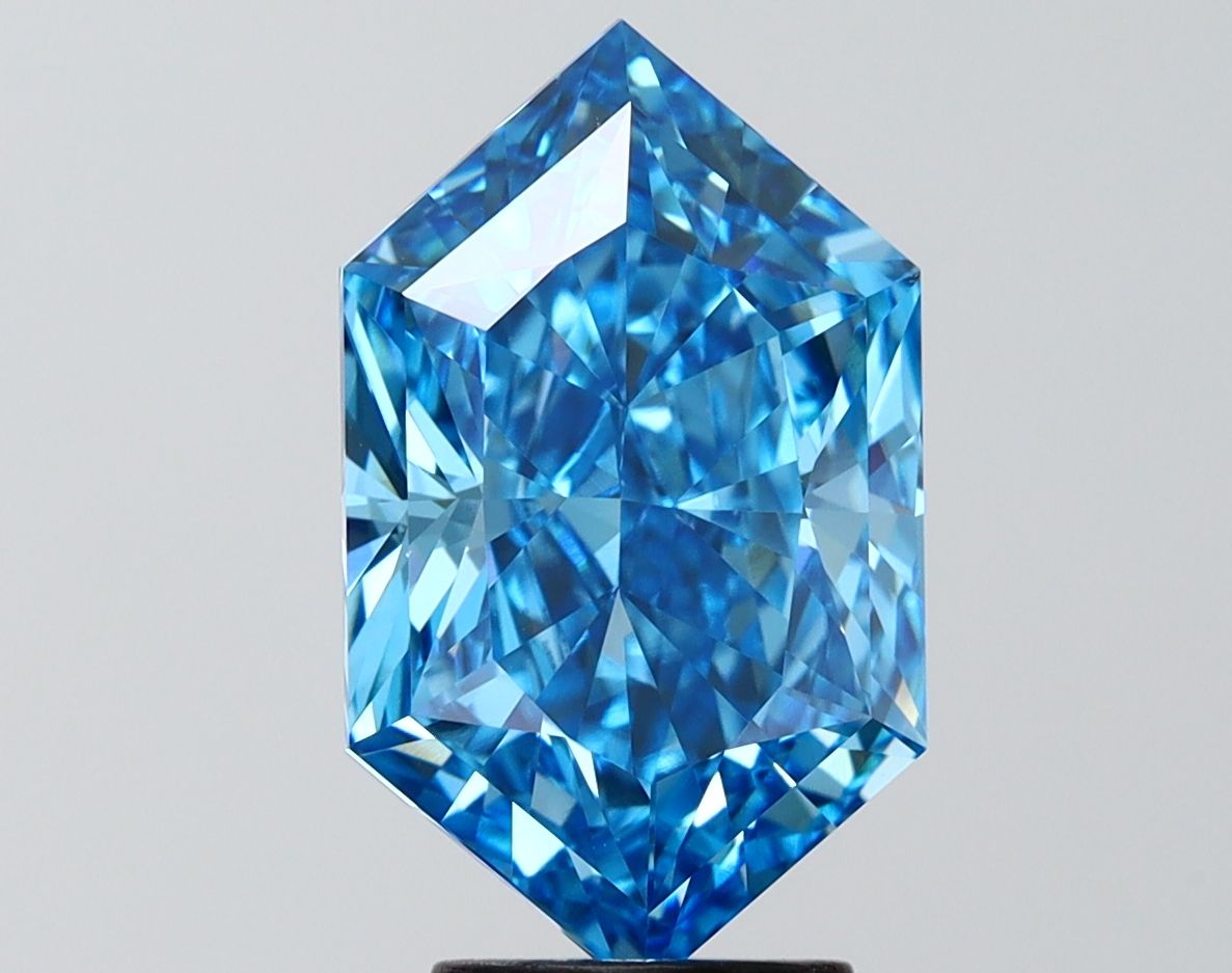 4 ct lab-grown Hexagonal Diamond