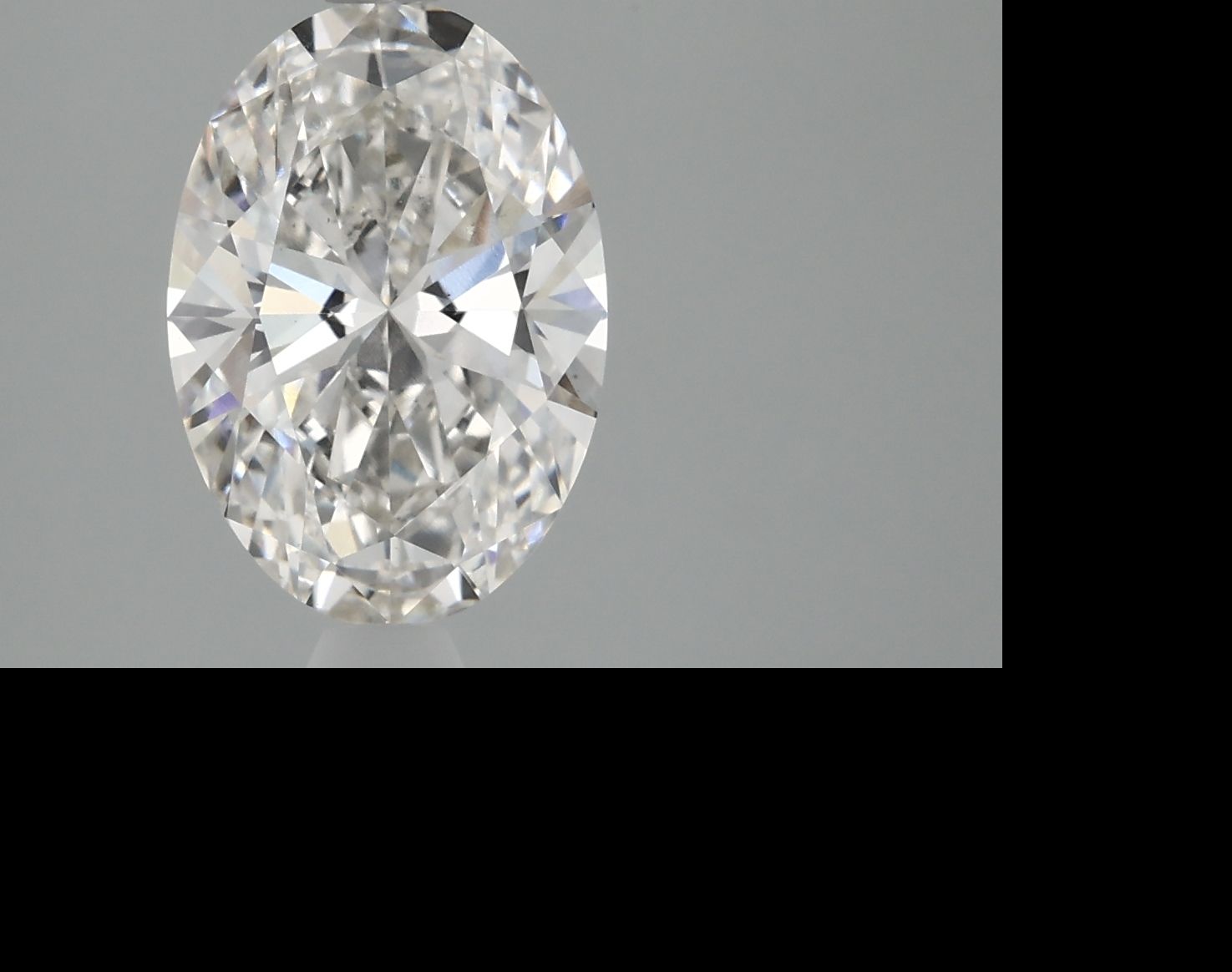 2.08 ct. oval Lab Grown Diamond front image