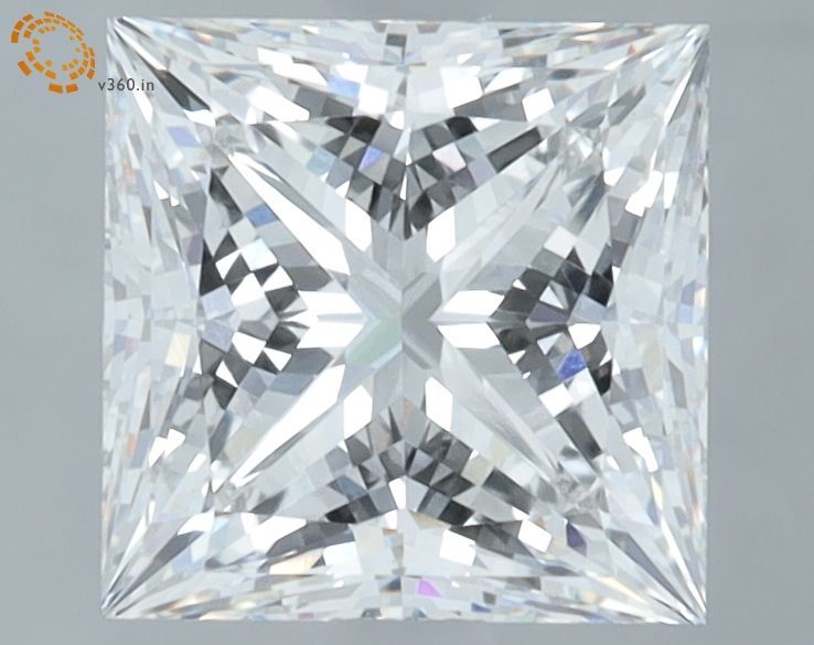 2.59 ct. princess Lab Grown Diamond front image