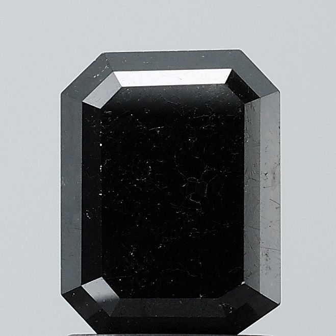 2.03 Carat Emerald Diamond Fancy Black VVS2