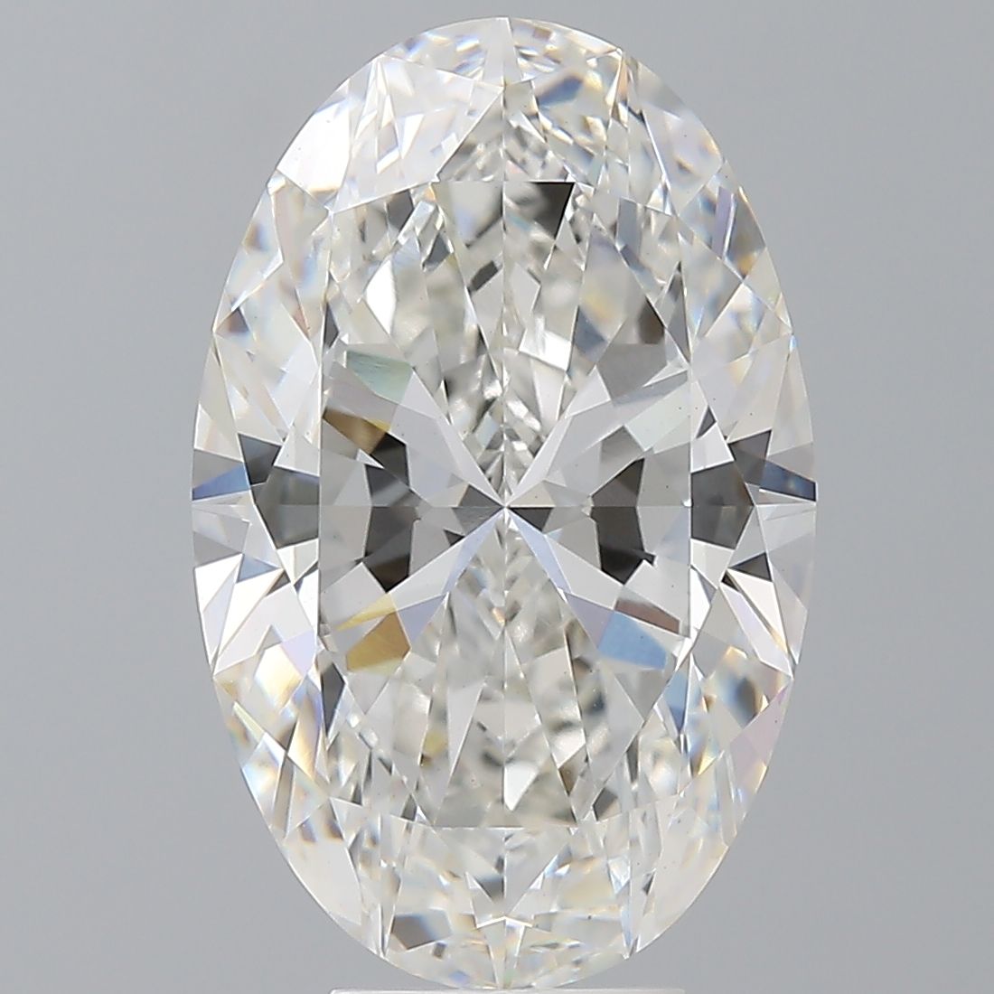 7.07 ct. oval Lab Grown Diamond front image