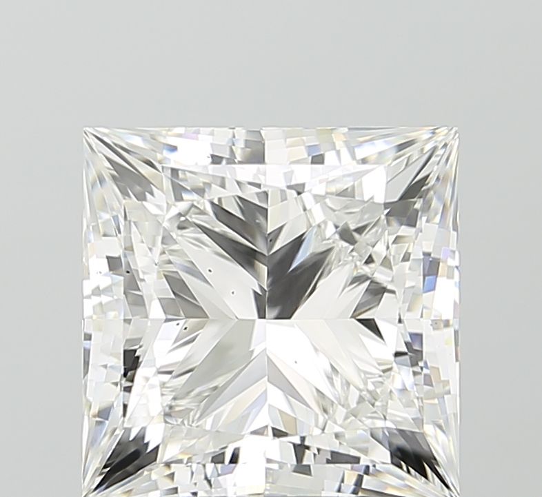 5.36 ct. princess Lab Grown Diamond front image