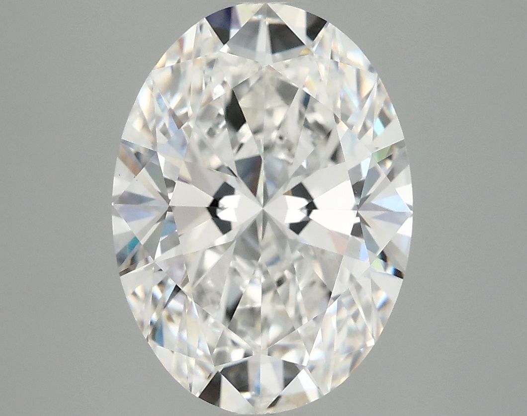 3.78 ct. oval Lab Grown Diamond front image
