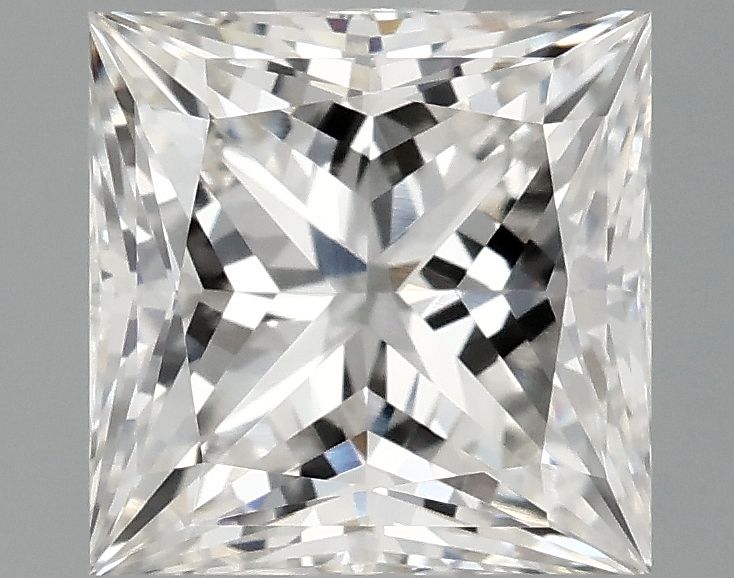 2.10 ct. princess Lab Grown Diamond front image