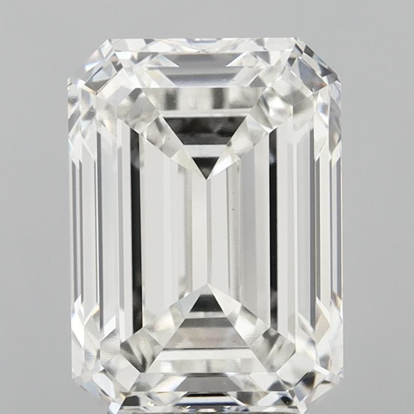 6.53 ct. emerald Lab Grown Diamond front image