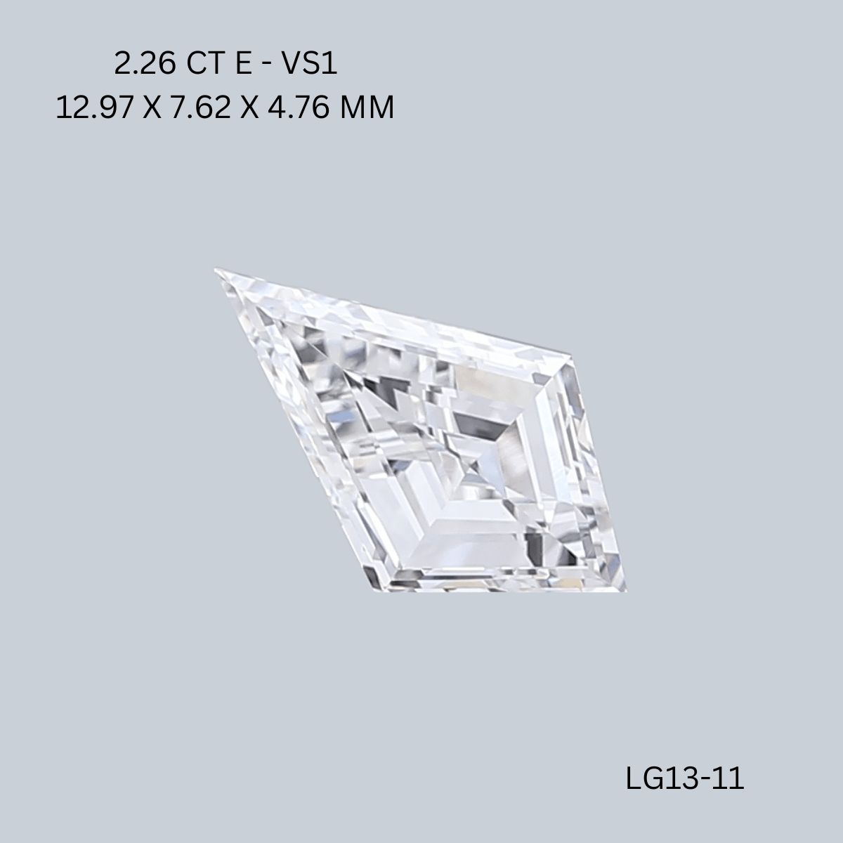 2.26 ct lab-grown Kite Diamond
