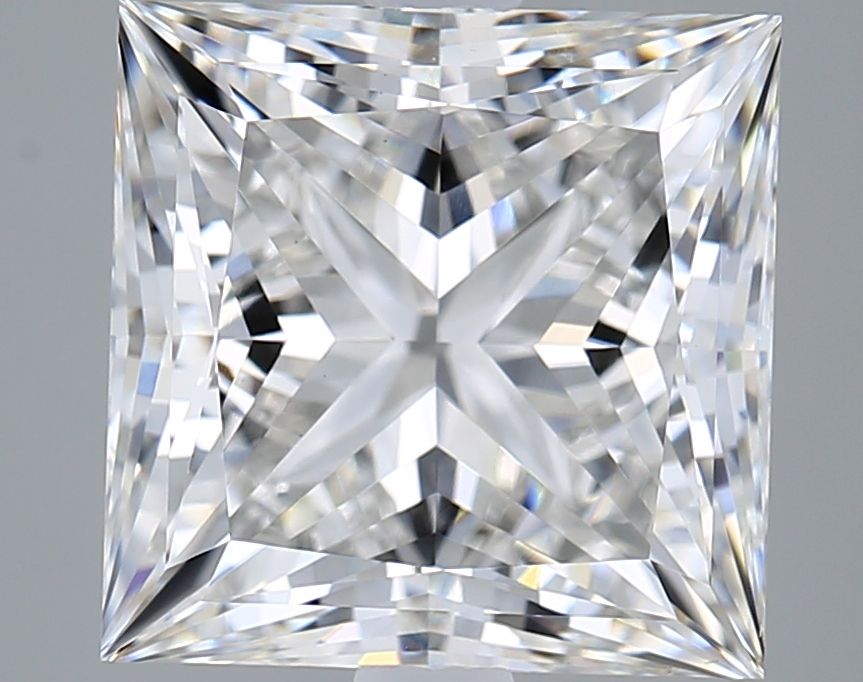 4.09 ct. princess Lab Grown Diamond front image