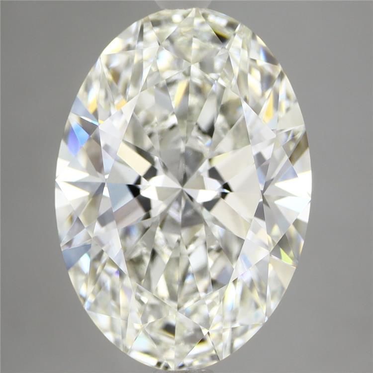 6.05 ct. oval Lab Grown Diamond front image
