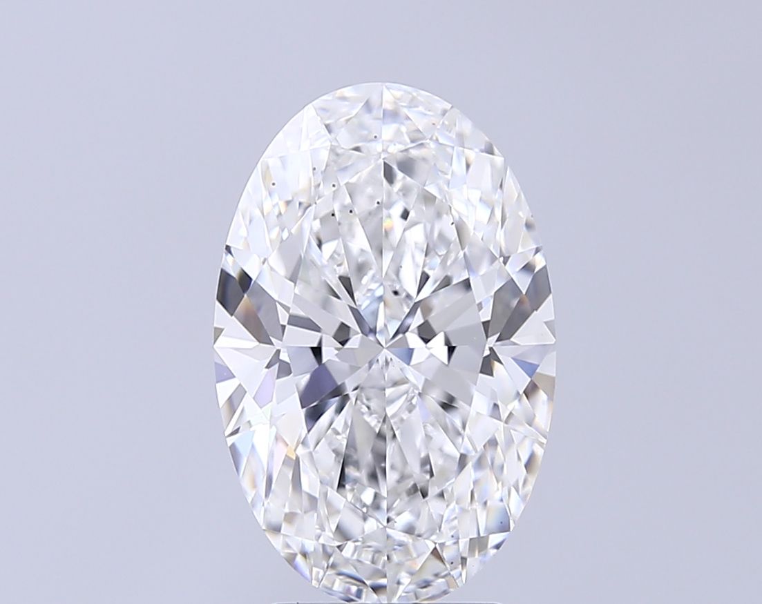 4.07 ct. oval Lab Grown Diamond front image