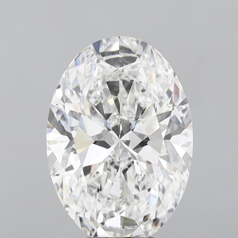 6.07 ct. oval Lab Grown Diamond front image