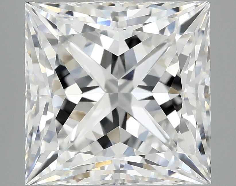 4.19 ct. princess Lab Grown Diamond front image