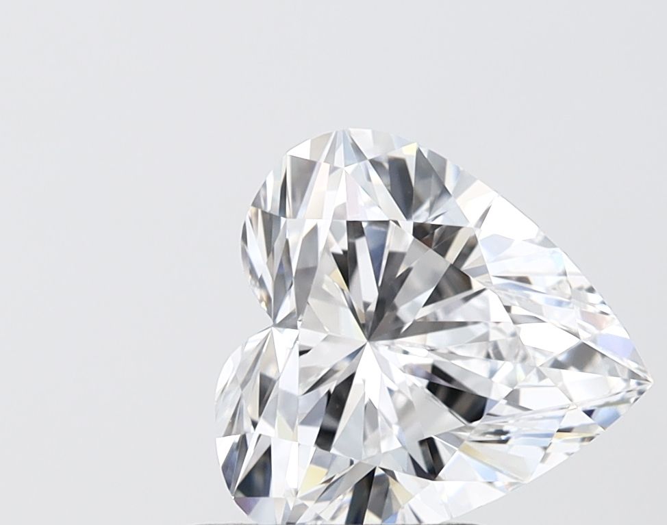 2.27 carat d VVS1 EX Cut IGI heart diamond