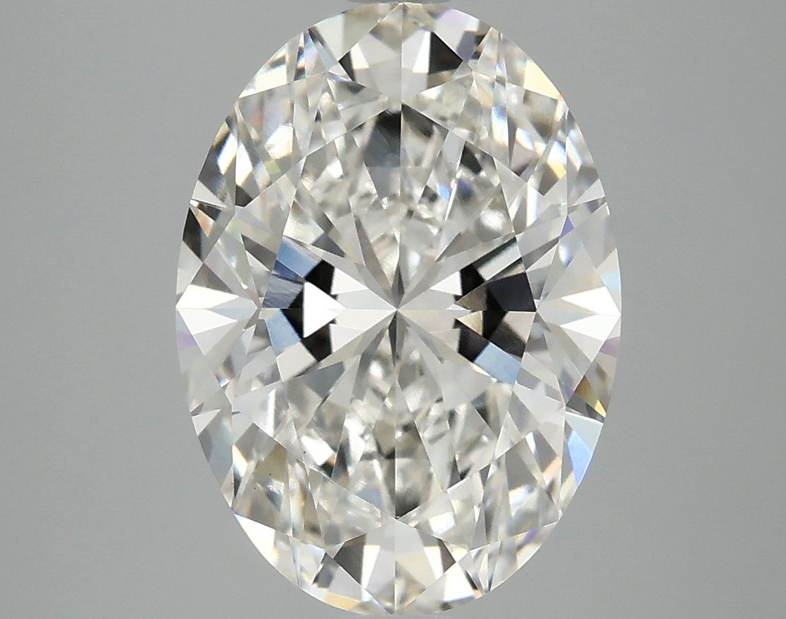 3.93 ct. oval Lab Grown Diamond front image