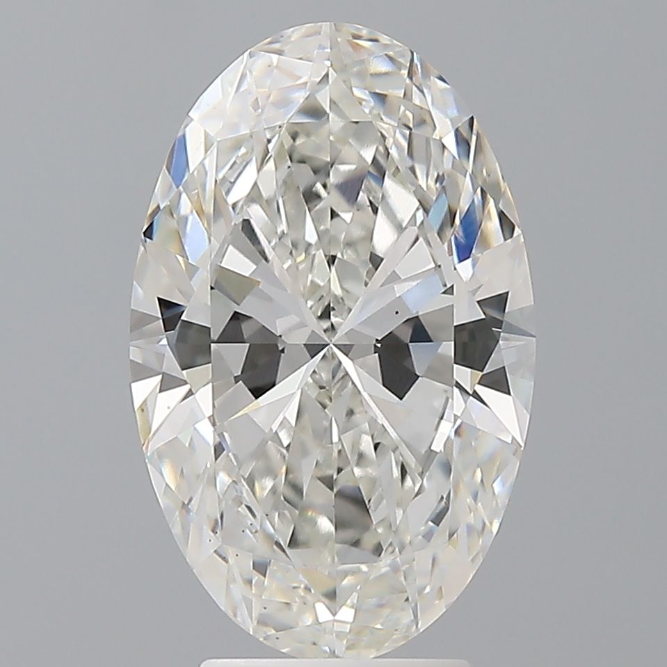 4.10 ct. oval Lab Grown Diamond front image