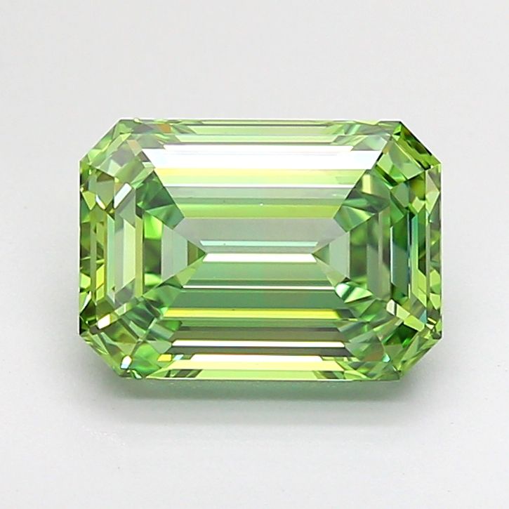 2.71 ct. emerald Lab Grown Diamond front image