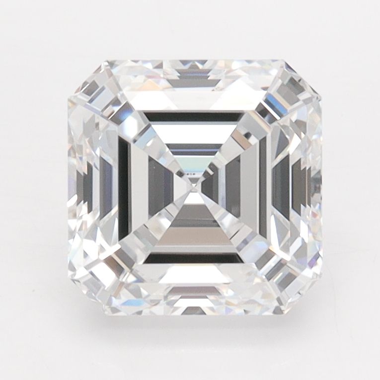 Diament LG asscher, 2.1 ct, D, IF