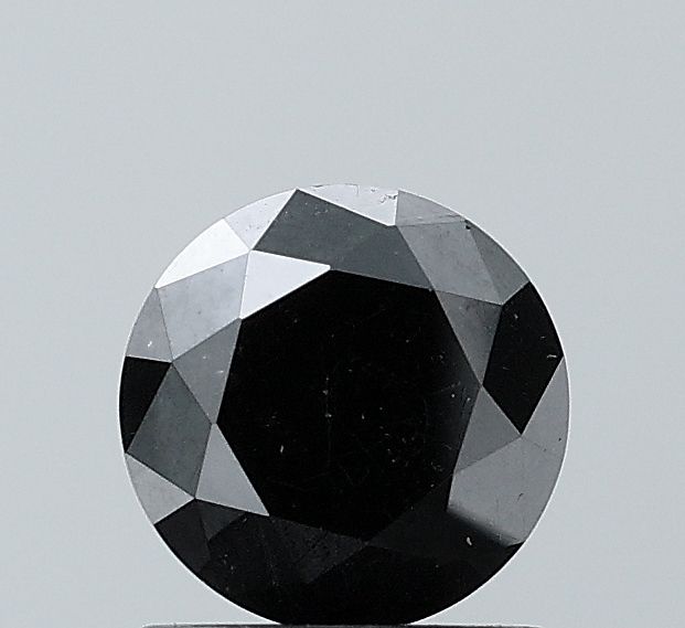 1.41 Carat Round Diamond Black VVS2