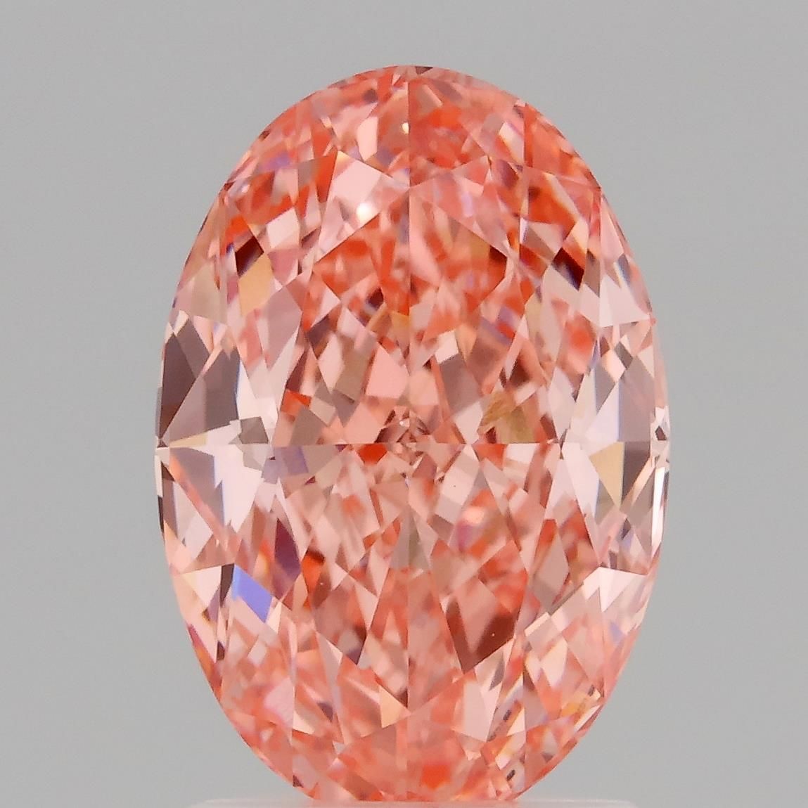 2.03 ct. oval Lab Grown Diamond front image