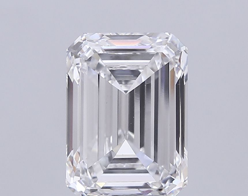 7.04 ct. emerald Lab Grown Diamond front image