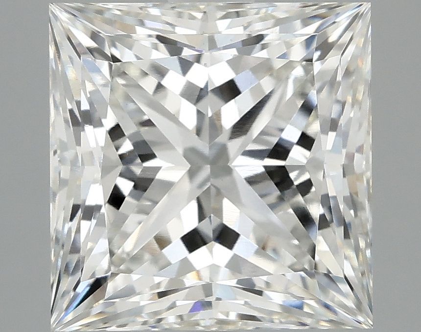 4.19 ct. princess Lab Grown Diamond front image
