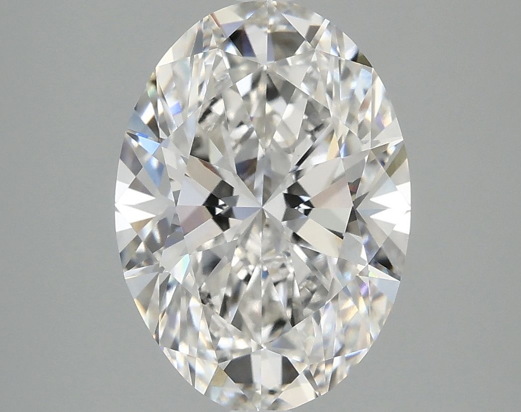 3.95 ct. oval Lab Grown Diamond front image
