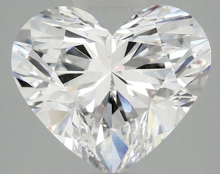 3.08 carat e VVS2 EX Cut IGI heart diamond