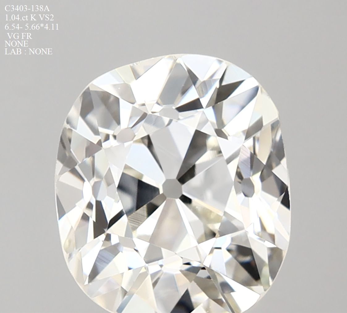 1.03 ct Old miner Diamond