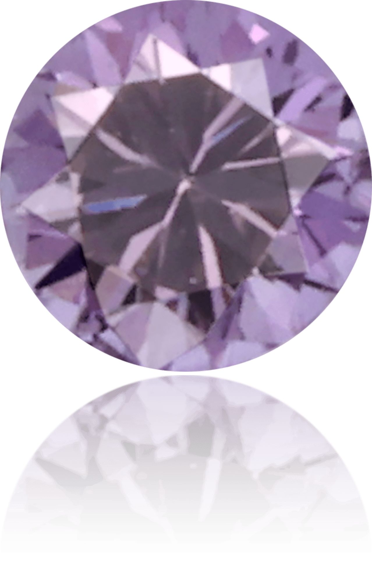 0.08ct Round PURPLE SI1