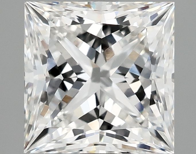 2.10 ct. princess Lab Grown Diamond front image