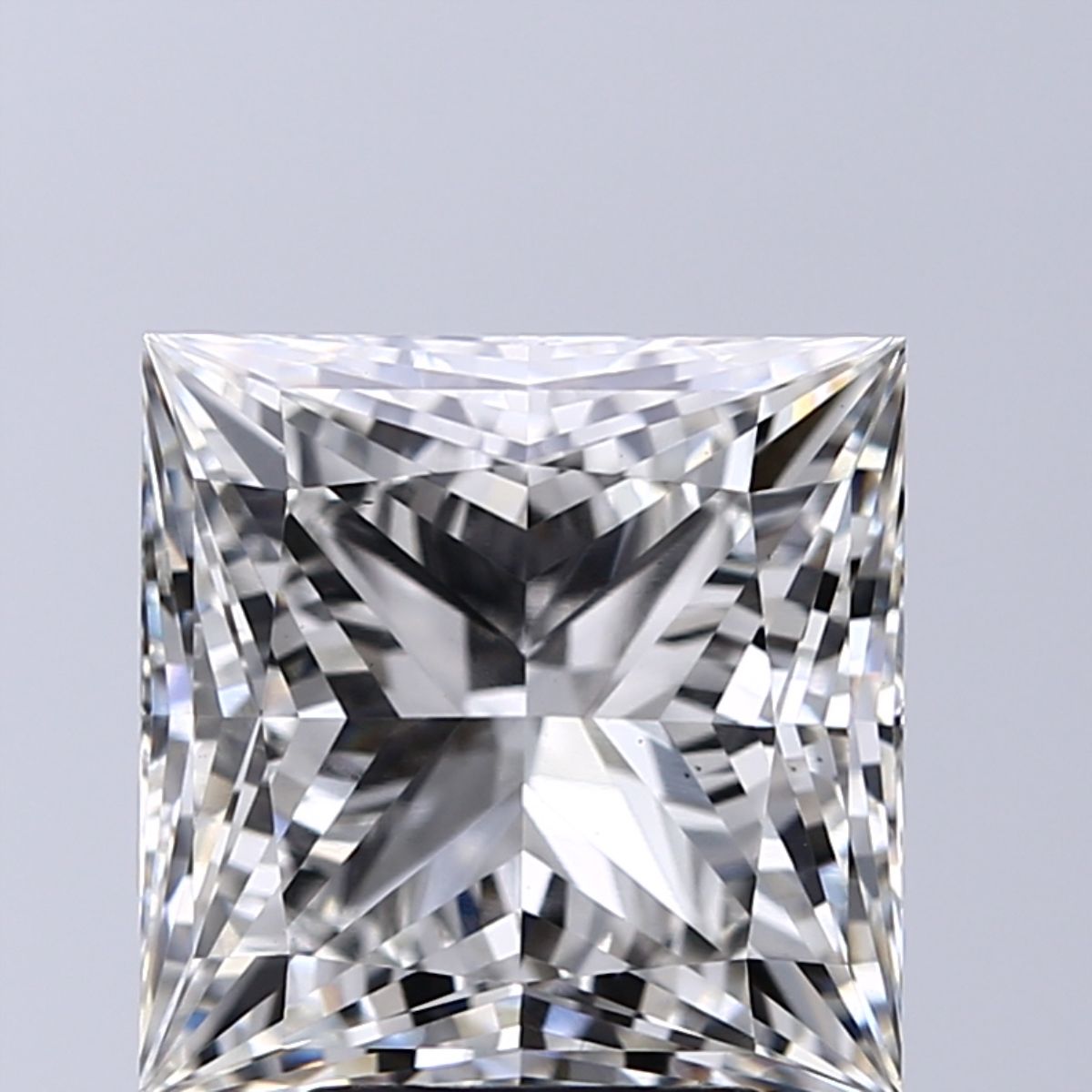 4.20 ct. princess Lab Grown Diamond front image