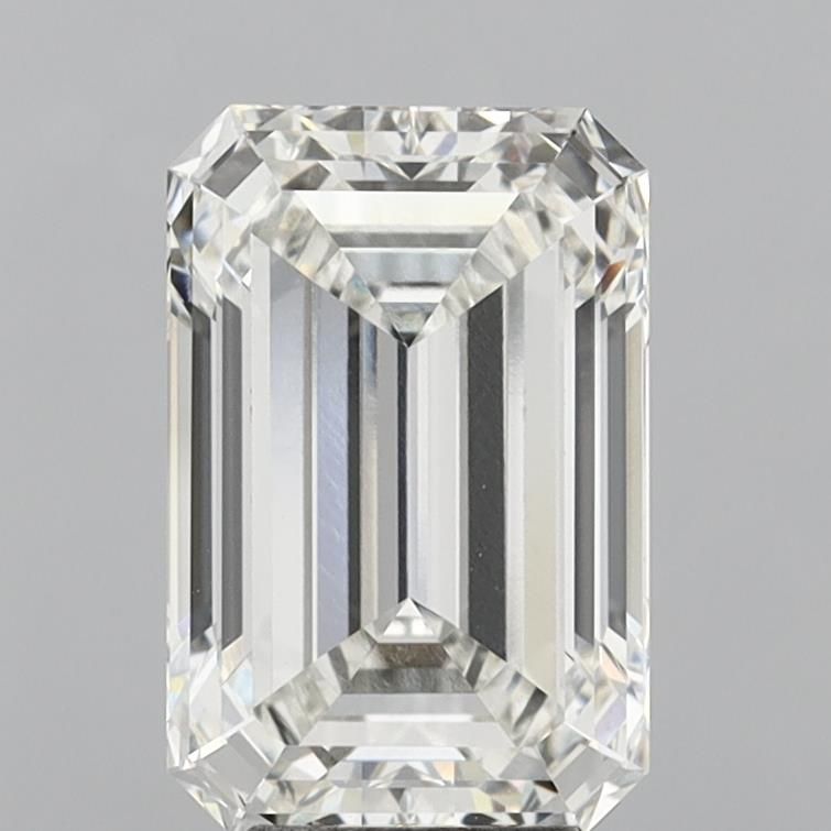 6.09 ct. emerald Lab Grown Diamond front image