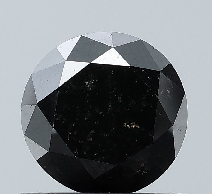 0.89 Carat Round Diamond Black VS1
