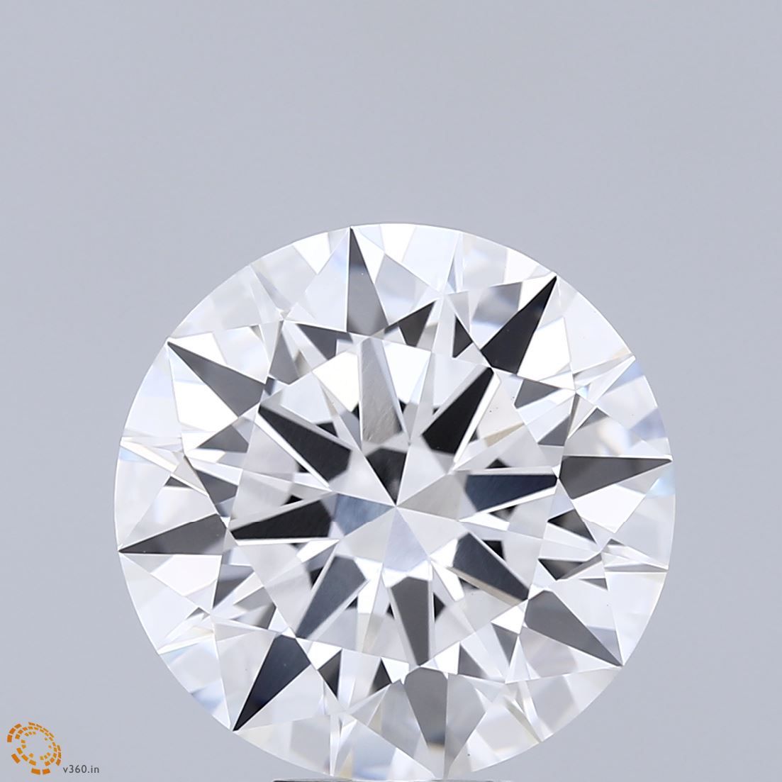 8.02 ct. round Lab Grown Diamond front image