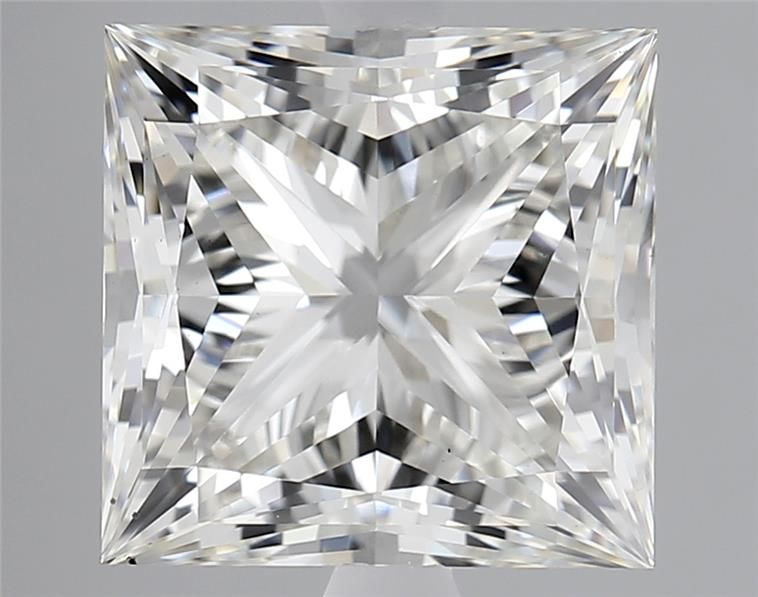 4.40 ct. princess Lab Grown Diamond front image