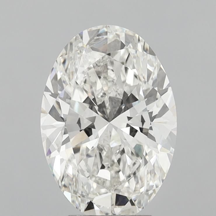 5.09 ct. oval Lab Grown Diamond front image